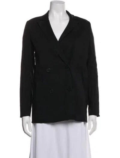 Pre-owned Jenni Kayne Linen Blazer In Blue