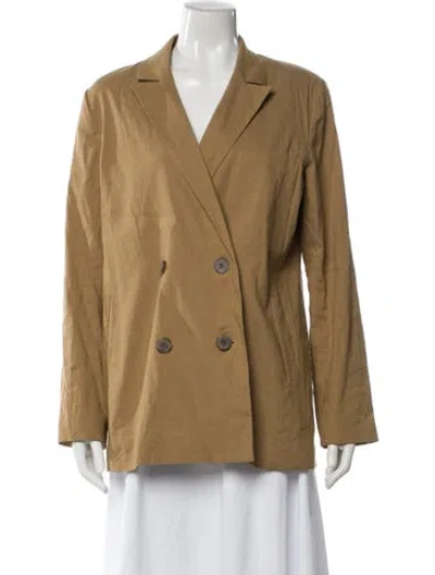 Pre-owned Jenni Kayne Linen Blazer In Neutral