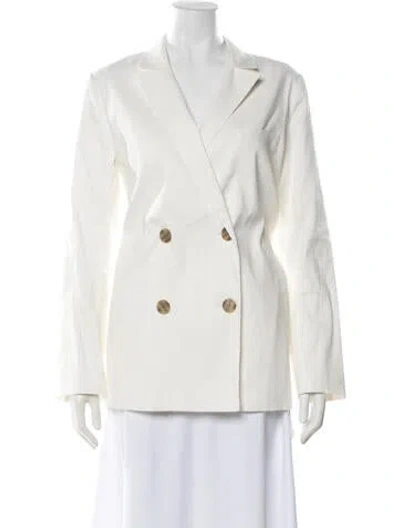 Pre-owned Jenni Kayne Linen Blazer In Neutrals