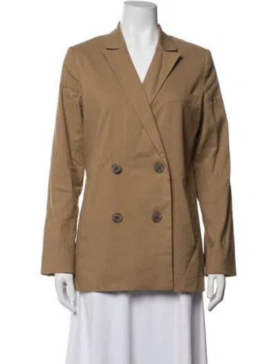 Pre-owned Jenni Kayne Linen Blazer In Neutrals