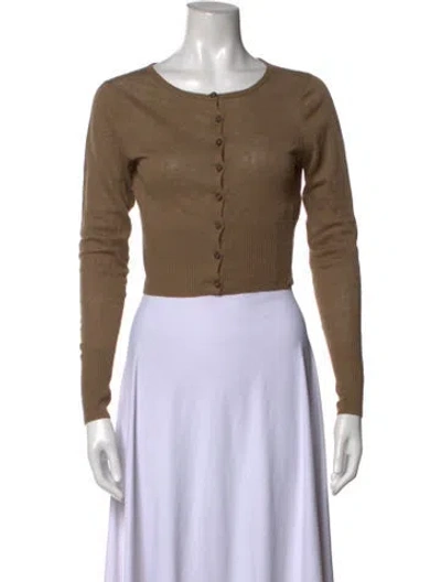 Pre-owned Jenni Kayne Linen Crew Neck Sweater In Neutrals