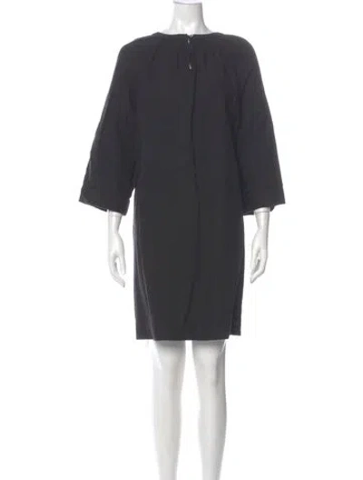 Pre-owned Jenni Kayne Linen Mini Dress W/ Tags In Gray