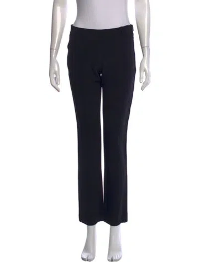 Pre-owned Jenni Kayne Linen Wide Leg Pants In Black