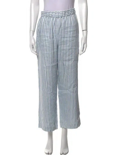 Pre-owned Jenni Kayne Linen Wide Leg Pants In Multi