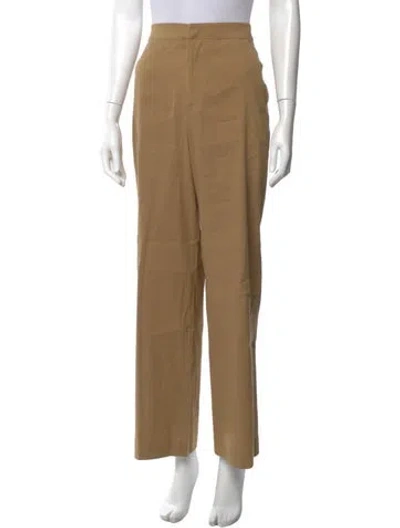 Pre-owned Jenni Kayne Linen Wide Leg Pants In Neutral
