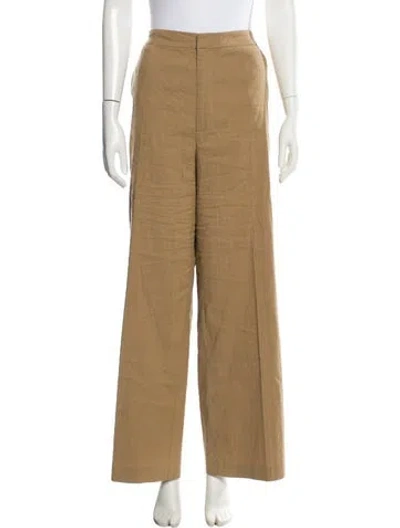 Pre-owned Jenni Kayne Linen Wide Leg Pants In Neutral