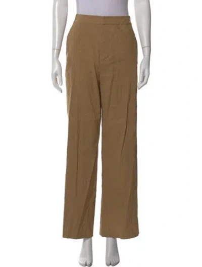 Pre-owned Jenni Kayne Linen Wide Leg Pants In Neutral