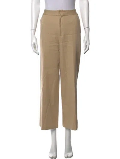 Pre-owned Jenni Kayne Linen Wide Leg Pants In Neutral