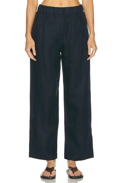 Jenni Kayne Logan Linen Pant In Blue