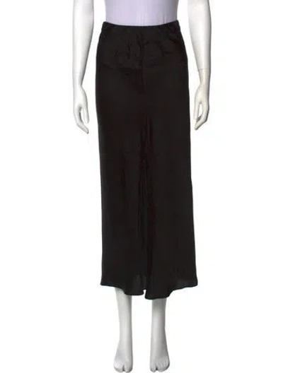 Pre-owned Jenni Kayne Long Skirt In Black