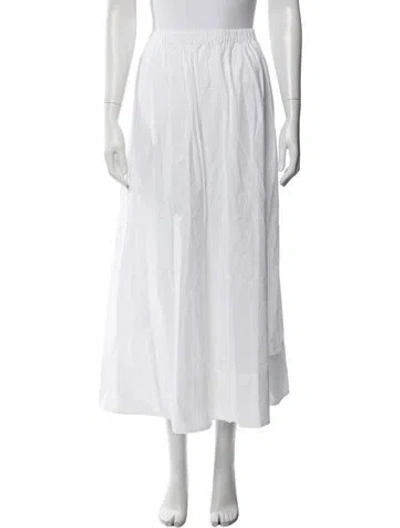 Pre-owned Jenni Kayne Long Skirt W/ Tags In White