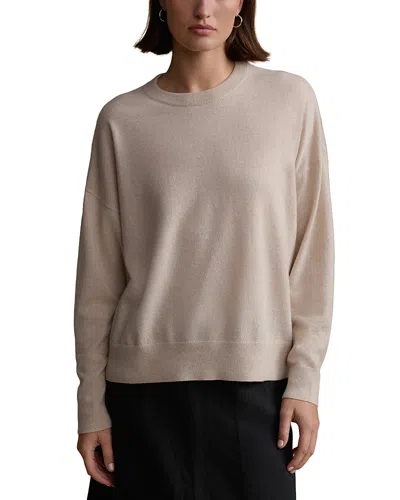 Jenni Kayne Marina Cashmere Crewneck Sweater In Brown