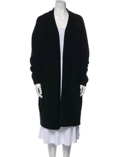 Pre-owned Jenni Kayne Merino Wool Coat In Black