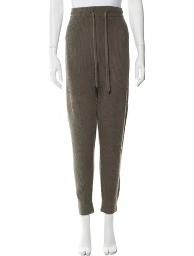 Pre-owned Jenni Kayne Merino Wool Sweatpants In Green