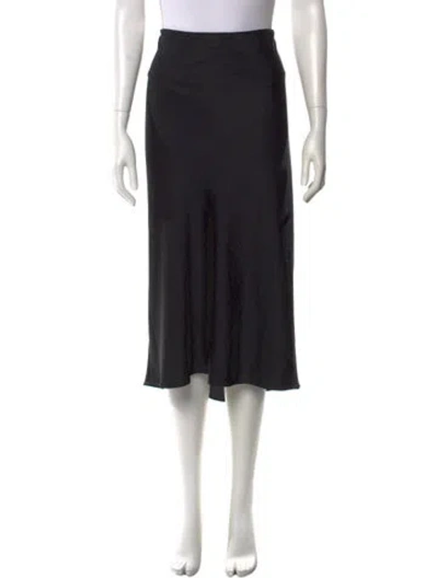 Pre-owned Jenni Kayne Midi Length Skirt In Black