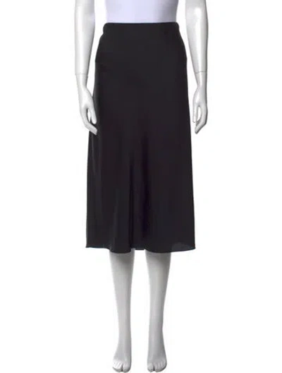 Pre-owned Jenni Kayne Midi Length Skirt In Black