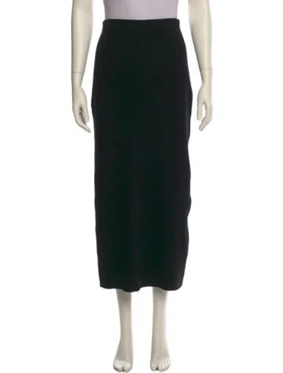 Pre-owned Jenni Kayne Midi Length Skirt In Black
