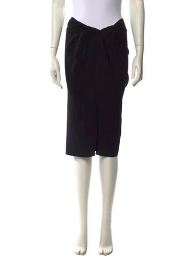 Pre-owned Jenni Kayne Midi Length Skirt In Black