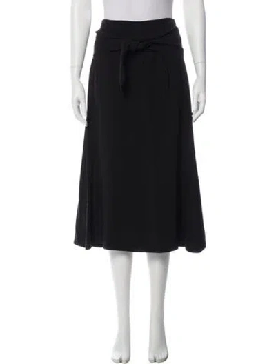 Pre-owned Jenni Kayne Midi Length Skirt In Black