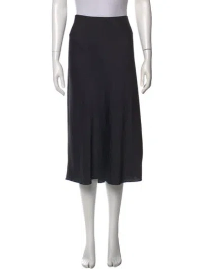 Pre-owned Jenni Kayne Midi Length Skirt In Black