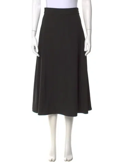 Pre-owned Jenni Kayne Midi Length Skirt In Black