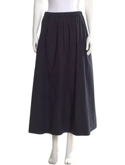Pre-owned Jenni Kayne Midi Length Skirt In Blue