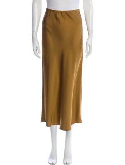 Pre-owned Jenni Kayne Midi Length Skirt In Gold