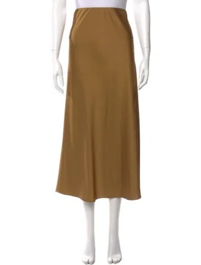 Pre-owned Jenni Kayne Midi Length Skirt In Gold