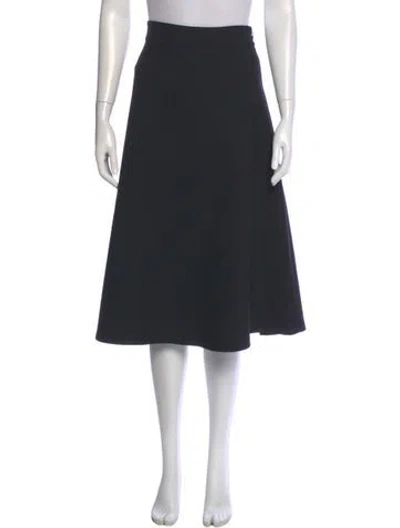 Pre-owned Jenni Kayne Midi Length Skirt In Gray