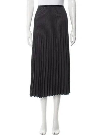 Pre-owned Jenni Kayne Midi Length Skirt In Gray