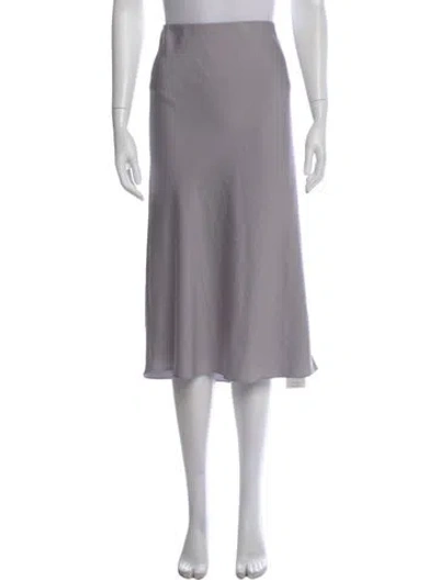 Pre-owned Jenni Kayne Midi Length Skirt In Gray