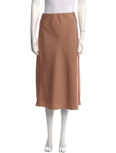Pre-owned Jenni Kayne Midi Length Skirt In Neutral