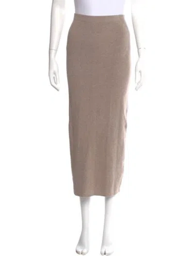 Pre-owned Jenni Kayne Midi Length Skirt In Neutral