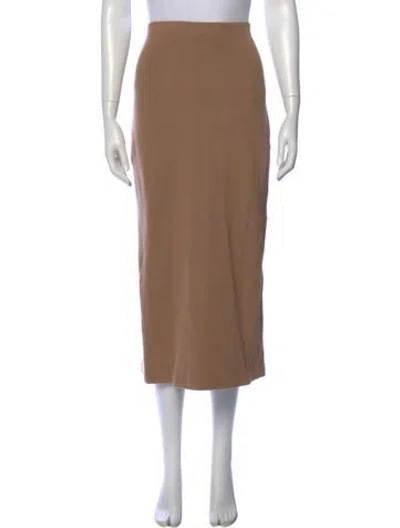 Pre-owned Jenni Kayne Midi Length Skirt In Neutral