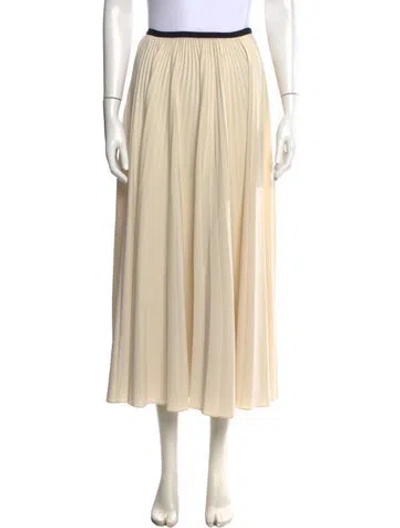 Pre-owned Jenni Kayne Midi Length Skirt In Neutral