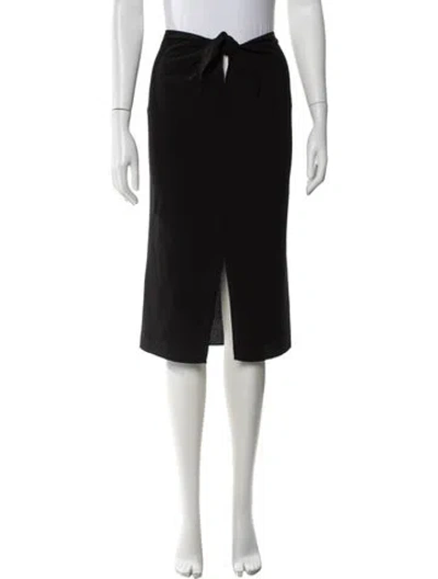 Pre-owned Jenni Kayne Midi Length Skirt W/ Tags In Black