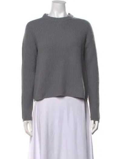 Pre-owned Jenni Kayne Mock Neck Sweater In Grey
