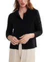 Jenni Kayne Murphy Collared Cardigan Sweater In Black