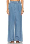 Jenni Kayne Newport Straight Leg Pant In Denim