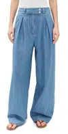 Jenni Kayne Newport Straight Leg Pant In Denim