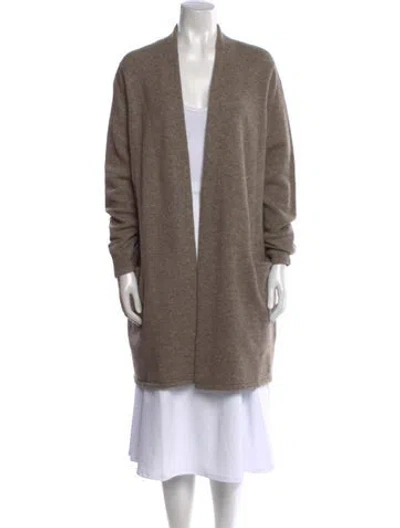 Pre-owned Jenni Kayne Open Front Sweater In Neutral