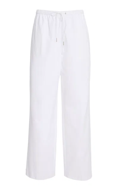 Jenni Kayne Paloma Cotton Straight-leg Pants