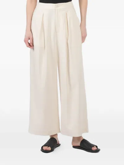 Jenni Kayne Pleated Relaxed Palazzo Pants In Neutral