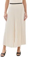 JENNI KAYNE PLEATED SKIRT IVORY