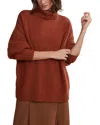 Jenni Kayne Porter Cashmere Turtleneck Sweater In Brown
