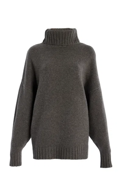 Jenni Kayne Porter Cashmere Turtleneck Sweater In Grey