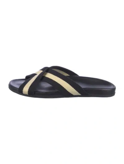 Pre-owned Jenni Kayne Printed Slides In Blue