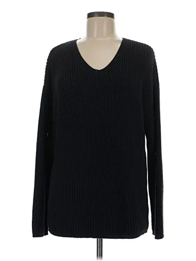 Pre-owned Jenni Kayne Pullover Sweater In Black