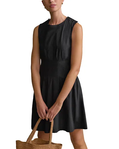 Jenni Kayne Reverie Shaped Waist Dress In Black