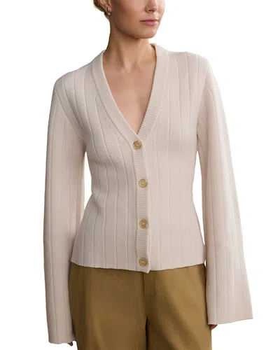 Jenni Kayne Rory Wool & Cashmere Cardigan In Neutral